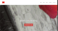 Desktop Screenshot of amebamarketing.com